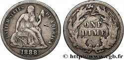 UNITED STATES OF AMERICA 1 Dime Liberté assise 1888 Philadelphie