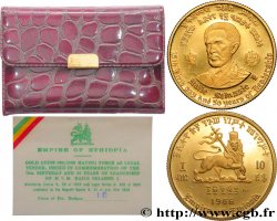 ÄTHIOPEN 10 Dollars Proof empereur Hailé Sélassié 1966 