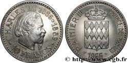 MONACO 10 Francs Charles III 1966 Paris