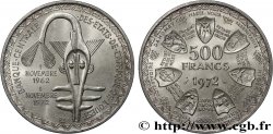 ÉTATS DE L&nbsp;AFRIQUE DE L&nbsp;OUEST (BCEAO) 500 Francs BCEAO 1972 Paris
