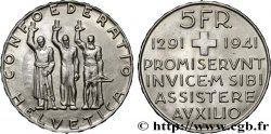 SCHWEIZ 5 Francs 650e anniversaire de la confédération 1941 Berne