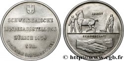 SVIZZERA  5 Francs Exposition de Zurich 1939 Huguenin - Le Locle