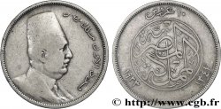 ÉGYPTE 10 Piastres Roi Fouad de profil AH1341 1923 