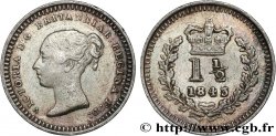 REINO UNIDO 1 1/2 Pence Victoria 1843 