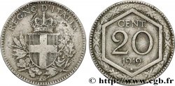 ITALIE 20 Centesimi écu 1919 Rome 