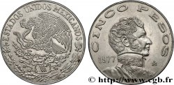MÉXICO 5 Pesos Vicente Guerrero 1977 Mexico EBC 