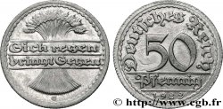 ALLEMAGNE 50 Pfennig 1922 Karlsruhe SUP 