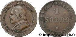 VATICAN ET ÉTATS PONTIFICAUX 1 Soldo an XXI buste large 1867 Rome