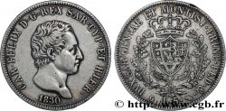 ITALY - KINGDOM OF SARDINIA 5 Lire Charles-Félix 1830 Turin