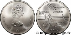 CANADá 10 Dollars JO Montréal 1976 voile 1975 