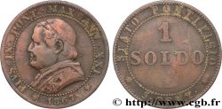 VATICAN ET ÉTATS PONTIFICAUX 1 Soldo an XXI buste large 1867 Rome