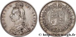 GROßBRITANNIEN - VICTORIA 1/2 Crown Victoria buste du jubilé 1891 
