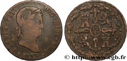 ESPAGNE 8 Maravedis Ferdinand VII 1833 Ségovie
