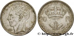 BELGIQUE 20 Francs Léopold III  1935 