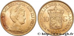 INVESTMENT GOLD 10 Gulden, 3e type Wilhelmina 1917 Utrecht