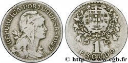 PORTUGAL 1 Escudo 1927  VF 