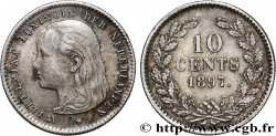NIEDERLANDE 10 Cents Wilhelmina 1897 Utrecht
