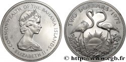 BAHAMAS 2 Dollars Proof Elisabeth II 1972 