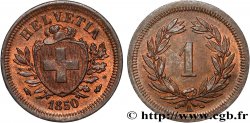 SWITZERLAND 1 Centime (Rappen) 1850 Paris