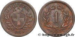 SUIZA 1 Centime (Rappen) 1850 Paris