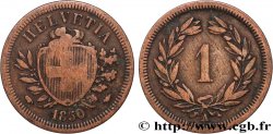 SUISSE 1 Centime (Rappen) 1850 Paris