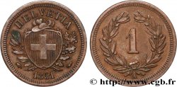 SWITZERLAND 1 Centime (Rappen) 1851 Paris