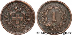 SVIZZERA  1 Centime (Rappen) 1880 Berne
