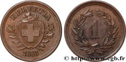 SUIZA 1 Centime (Rappen) 1883 Berne