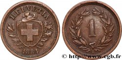 SWITZERLAND 1 Centime (Rappen) 1884 Berne