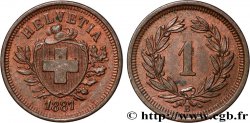 SWITZERLAND 1 Centime (Rappen) 1887 Berne