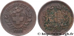 SWITZERLAND 1 Centime (Rappen) 1889 Berne