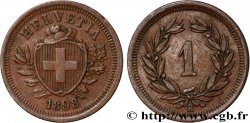 SWITZERLAND 1 Centime (Rappen) 1898 Berne