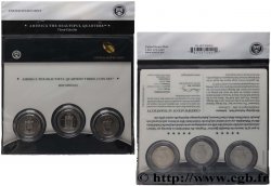 UNITED STATES OF AMERICA AMERICAN THE BEAUTIFUL - HOT SPRING - QUARTERS SET - 3 monnaies 2010 