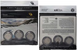 VEREINIGTE STAATEN VON AMERIKA AMERICAN THE BEAUTIFUL - DENALI - QUARTERS SET - 3 monnaies 2012 