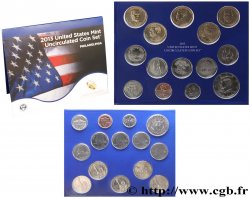 ÉTATS-UNIS D&nbsp;AMÉRIQUE Série 14 monnaies 2013 Philadelphie
