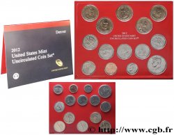ÉTATS-UNIS D AMÉRIQUE Série 14 monnaies 2012 Denver
