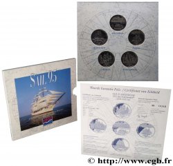 PAYS-BAS Série 5 x 2 Écus Navires 1995 Utrecht