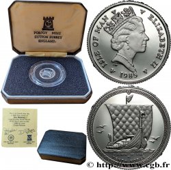 ÎLE DE MAN 1/10 Noble Proof Elisabeth II 1985 