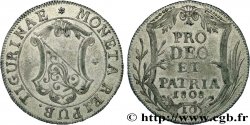 SUIZA - CANTÓN DE ZÚRICH 10 shillings 1808 Zürich