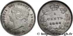 CANADA - VICTORIA 5 Cents  1886 