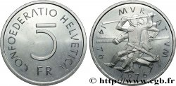 SCHWEIZ 5 Francs 500e anniversaire de la bataille de Murten 1976 Berne - B