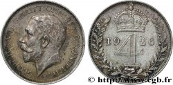 GREAT-BRITAIN - GEORGE V 4 Pence 1926 