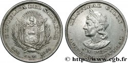 EL SALVADOR 1 Peso Christophe Colomb 1894 