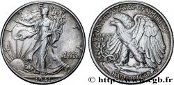STATI UNITI D AMERICA 1/2 Dollar Walking Liberty 1941 Philadelphie
