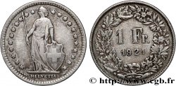 SUISSE 1 Franc Helvetia 1921 Berne