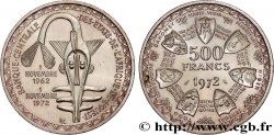 ESTADOS DE ÁFRICA DEL OESTE 500 Francs BCEAO 1972 Paris