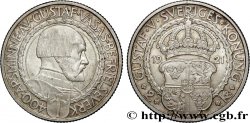 SUÈDE 2 Kronor Gustave Vasa 400e anniversaire de la liberté politique 1921 