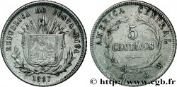 COSTA RICA 5 Centavos 1887 San José