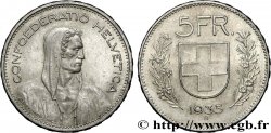 SUISSE 5 Francs Berger des Alpes 1935 Berne