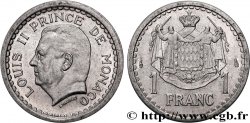 MONACO 1 Franc Louis II 1943 Paris AU 